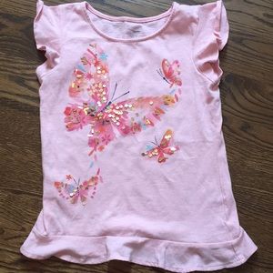 Girls cap sleeve top